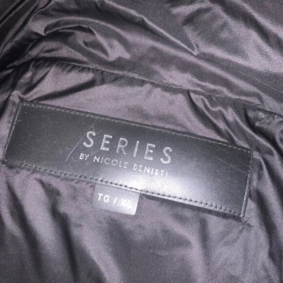 Nicole Benisti Puffer Down Jacket Marbled Grey XL - Picture 4 of 11